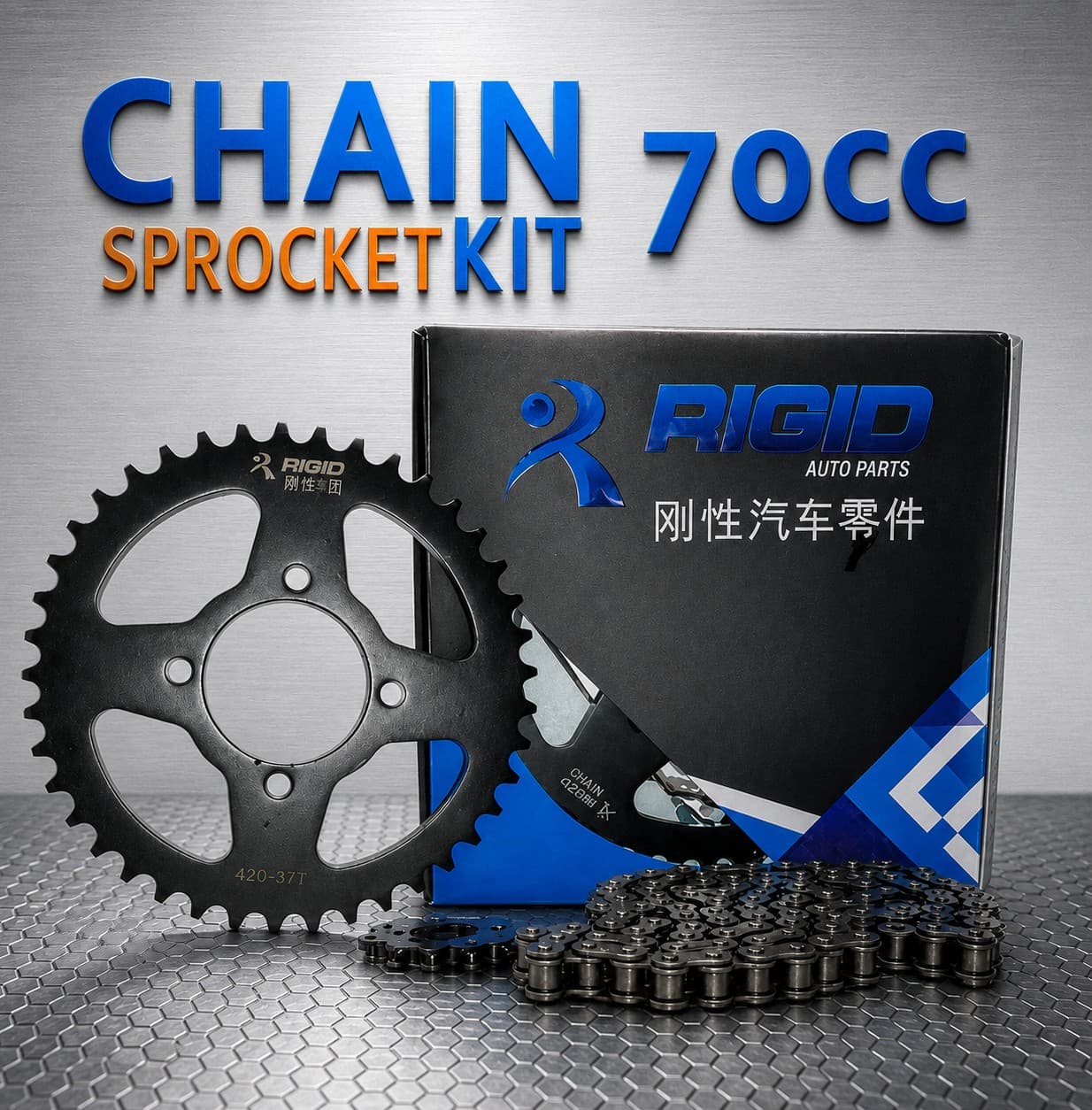 Chain Sprocket Kit 70 Delivery Free angle 1